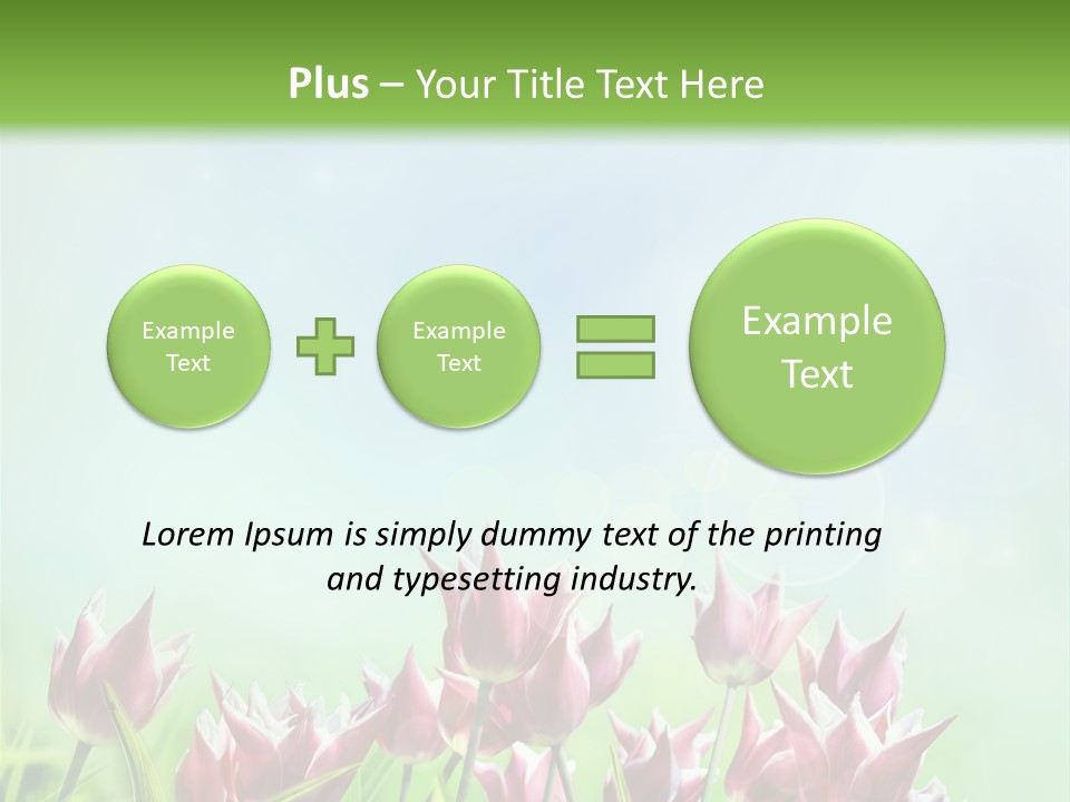 Sunshine Anniversary April PowerPoint Template