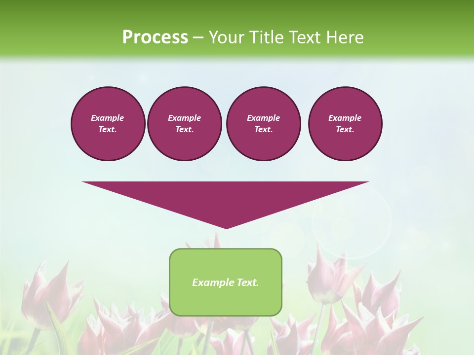 Sunshine Anniversary April PowerPoint Template