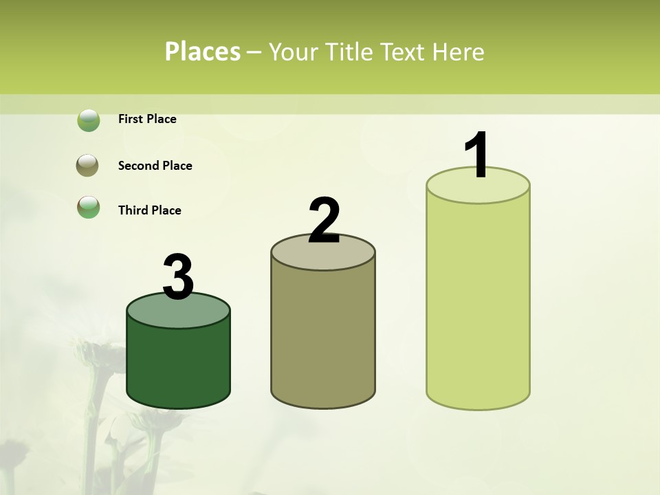 Abstract Spring Macro PowerPoint Template