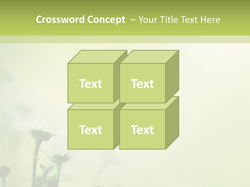 Abstract Spring Macro PowerPoint Template