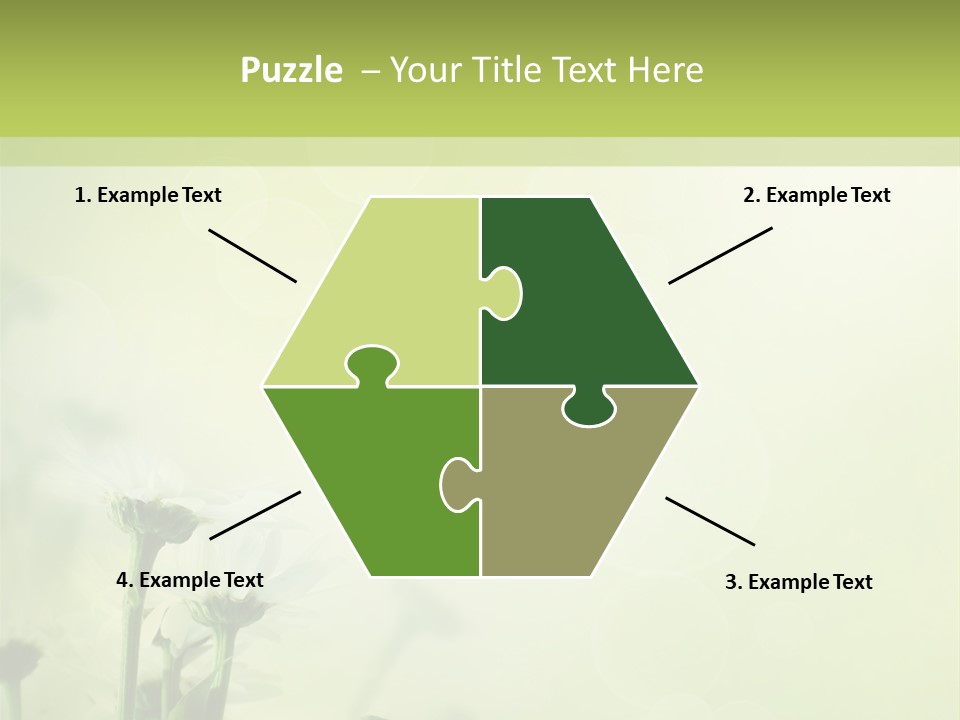 Abstract Spring Macro PowerPoint Template