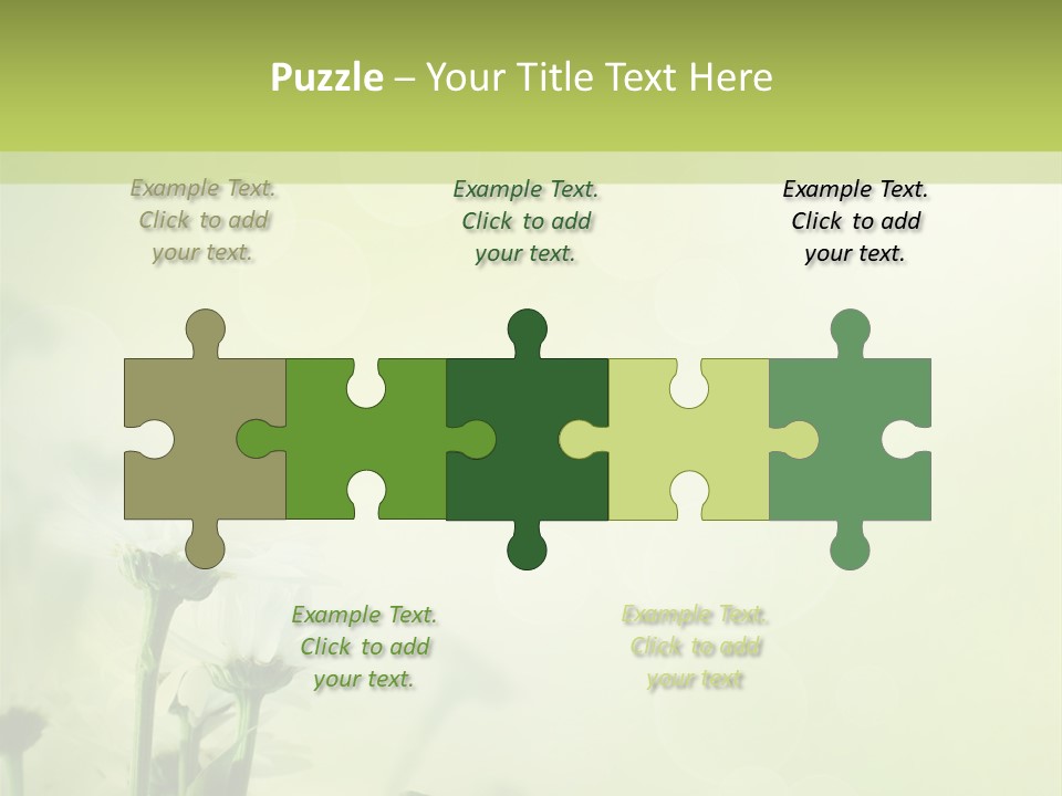 Abstract Spring Macro PowerPoint Template