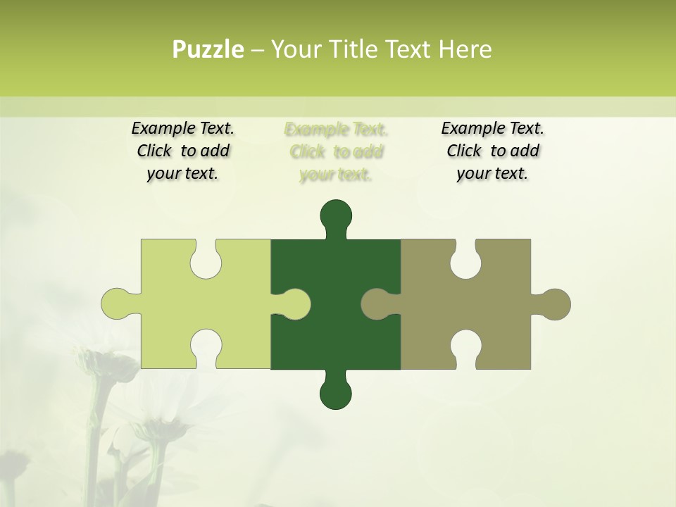 Abstract Spring Macro PowerPoint Template