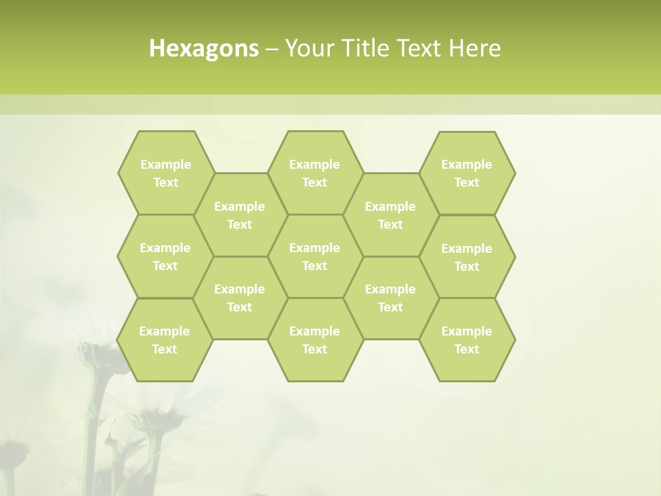 Abstract Spring Macro PowerPoint Template