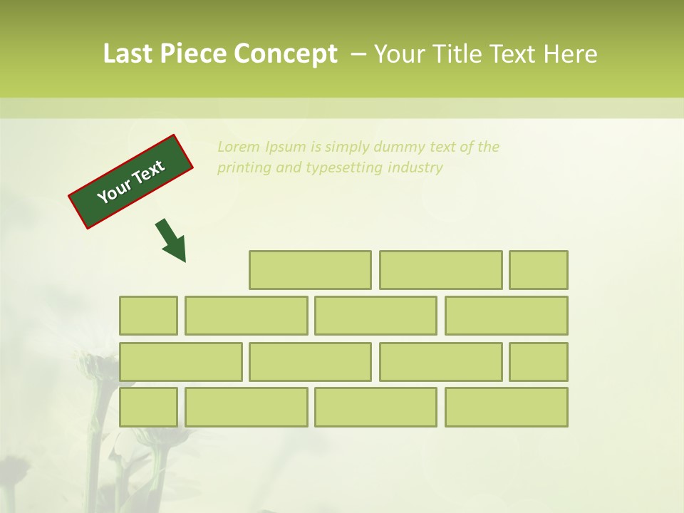 Abstract Spring Macro PowerPoint Template