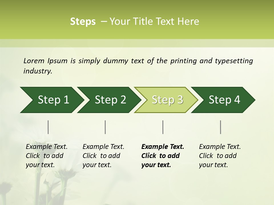 Abstract Spring Macro PowerPoint Template
