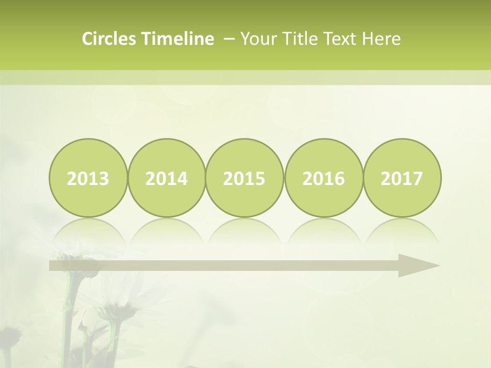 Abstract Spring Macro PowerPoint Template