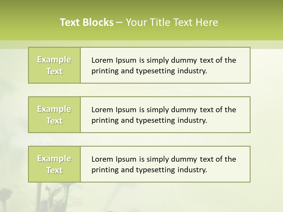 Abstract Spring Macro PowerPoint Template