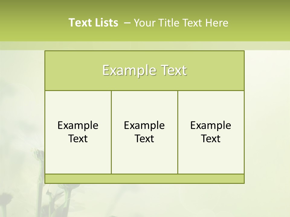 Abstract Spring Macro PowerPoint Template