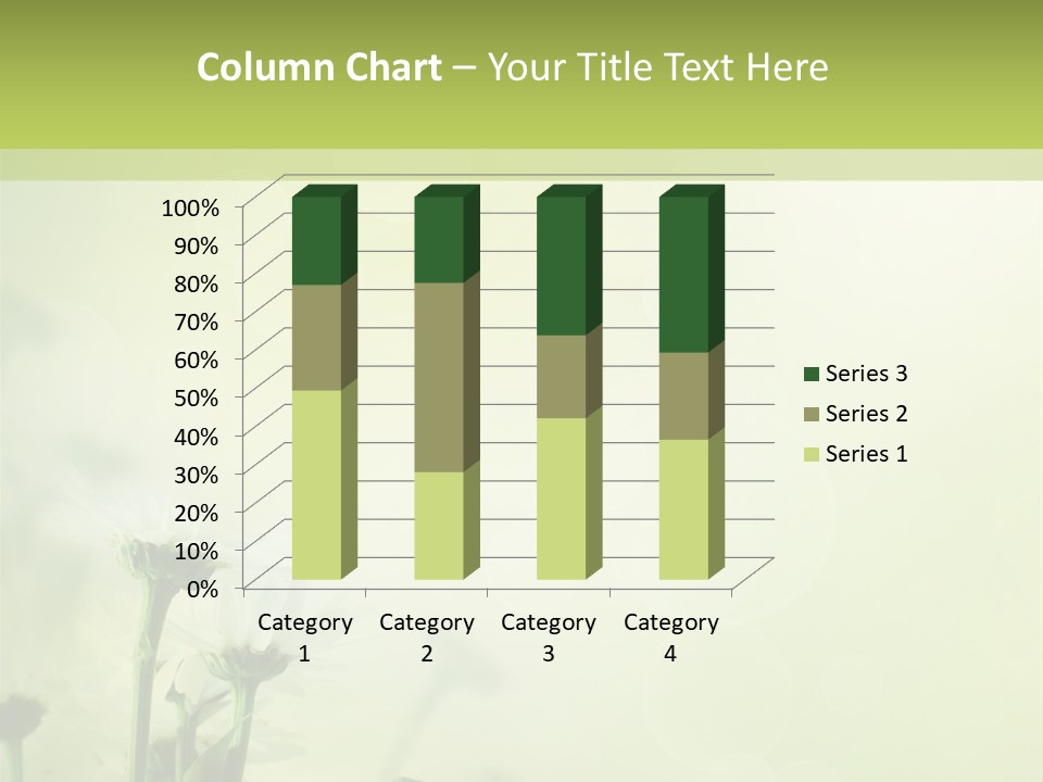 Abstract Spring Macro PowerPoint Template