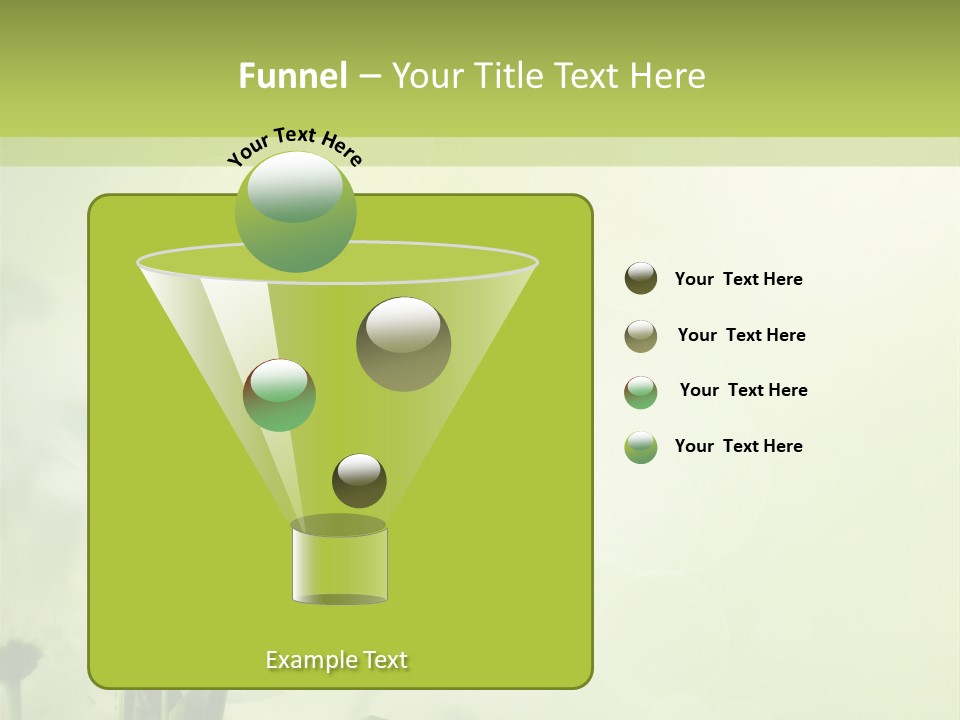 Abstract Spring Macro PowerPoint Template