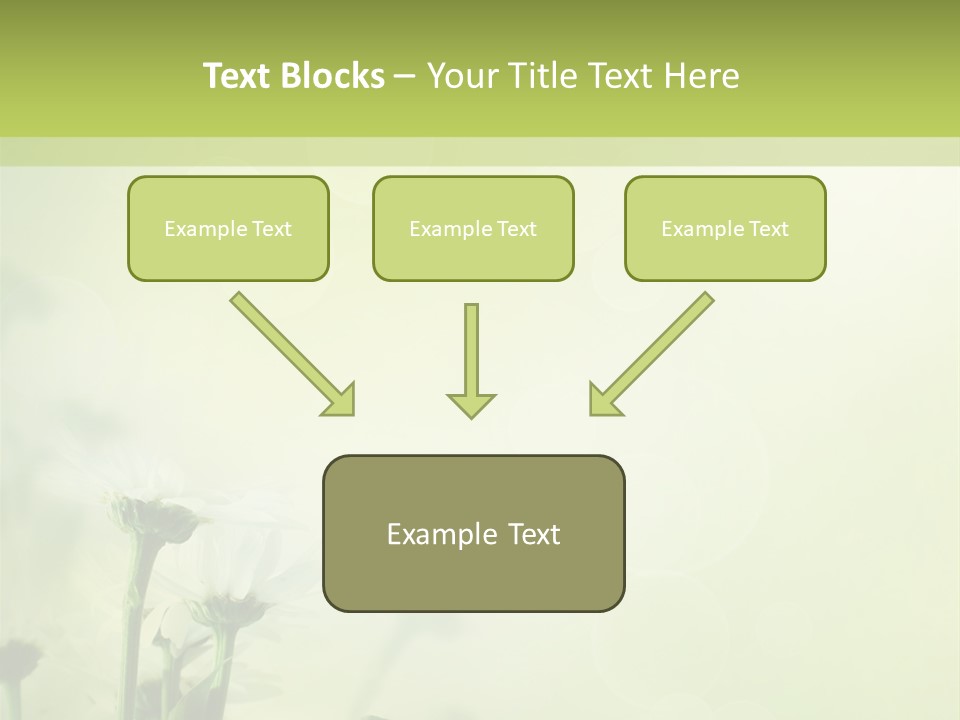 Abstract Spring Macro PowerPoint Template