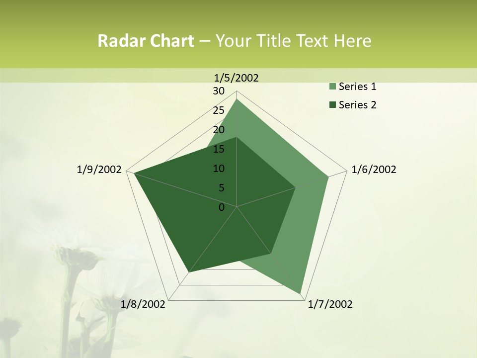 Abstract Spring Macro PowerPoint Template