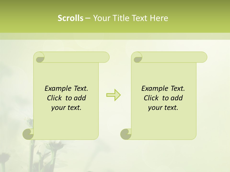 Abstract Spring Macro PowerPoint Template