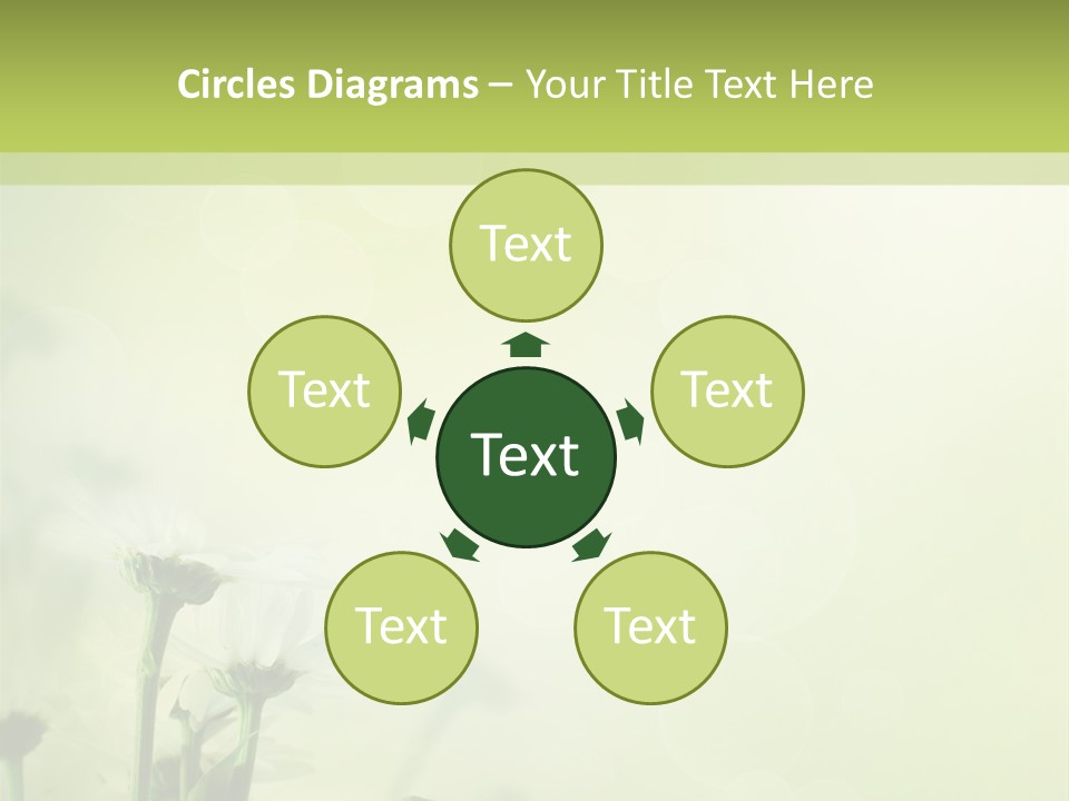 Abstract Spring Macro PowerPoint Template