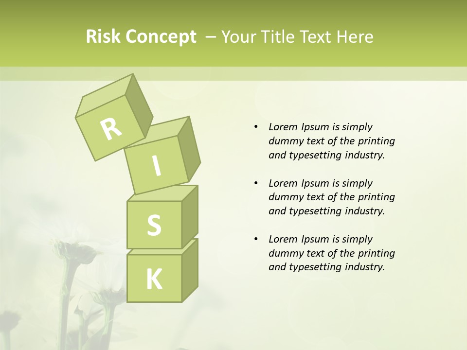 Abstract Spring Macro PowerPoint Template