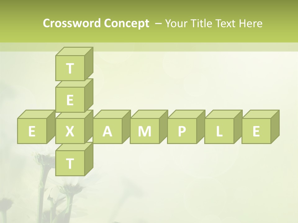 Abstract Spring Macro PowerPoint Template