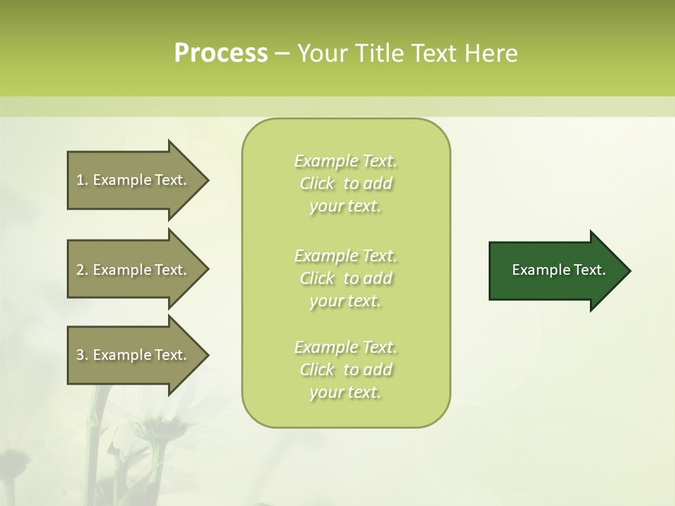 Abstract Spring Macro PowerPoint Template