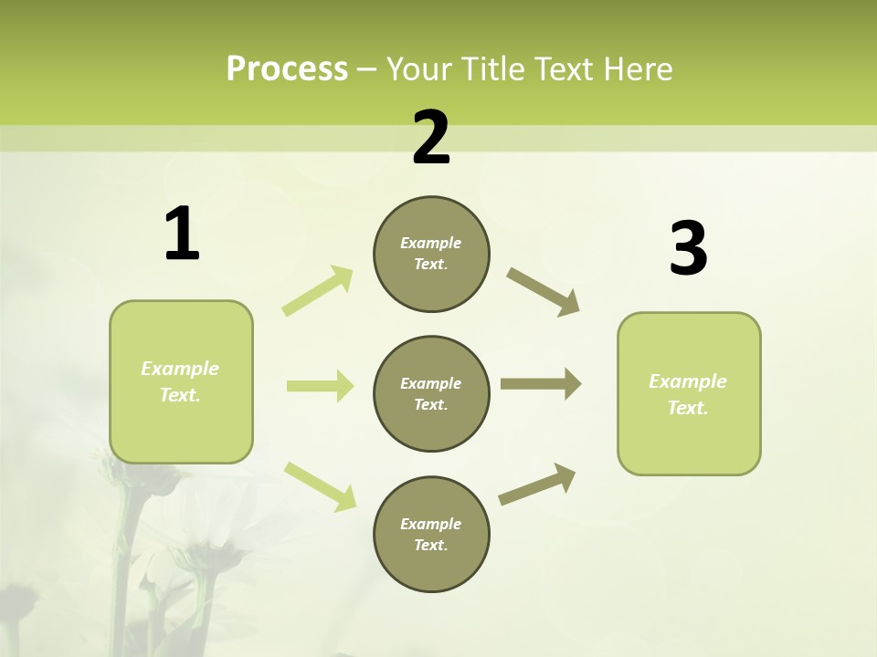 Abstract Spring Macro PowerPoint Template