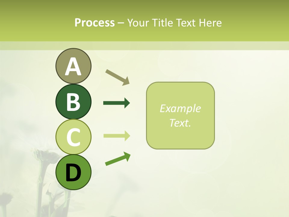 Abstract Spring Macro PowerPoint Template