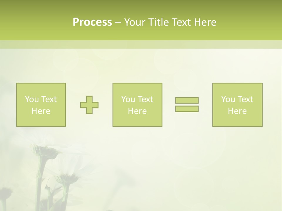 Abstract Spring Macro PowerPoint Template