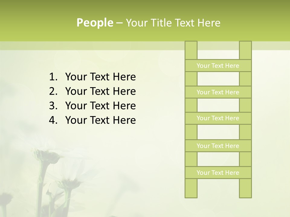 Abstract Spring Macro PowerPoint Template