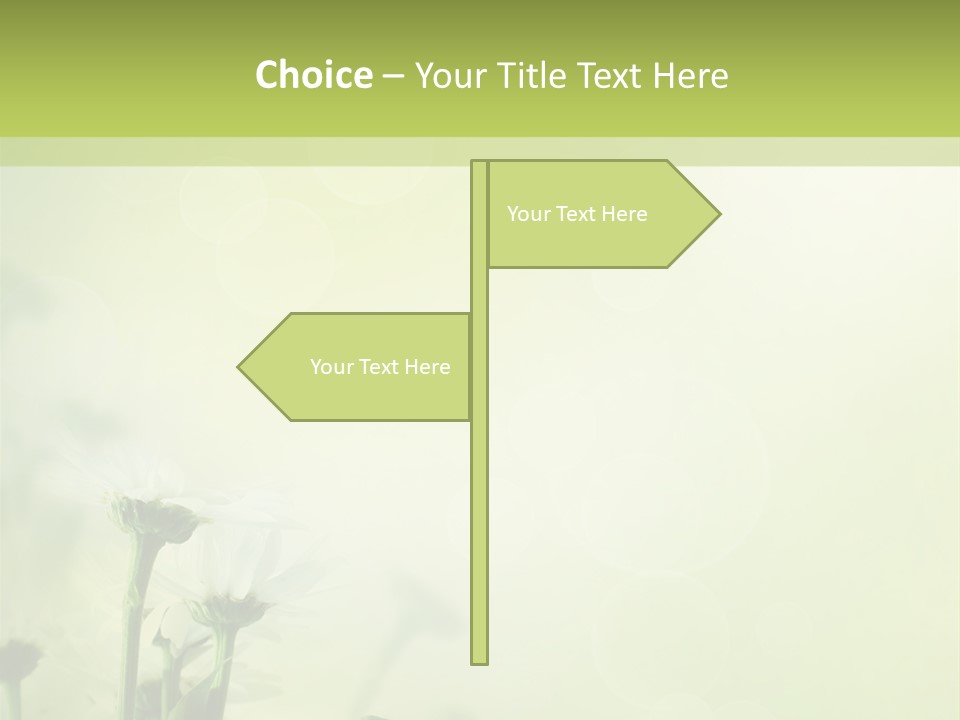 Abstract Spring Macro PowerPoint Template