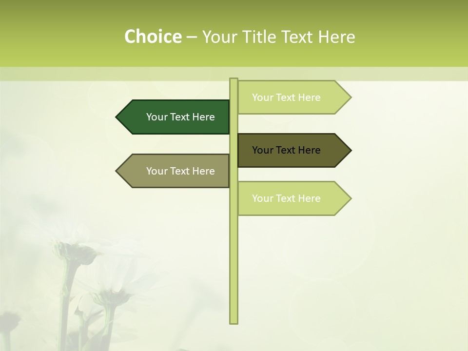 Abstract Spring Macro PowerPoint Template