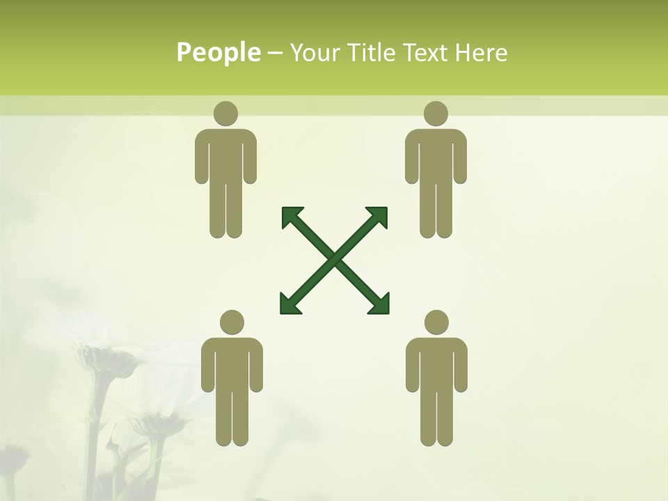 Abstract Spring Macro PowerPoint Template