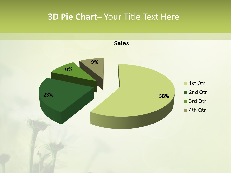 Abstract Spring Macro PowerPoint Template