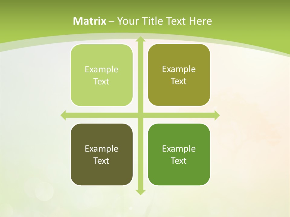 Effect Grass Lawn PowerPoint Template