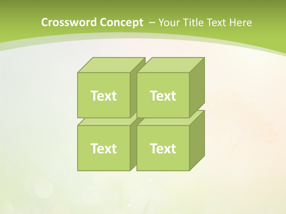 Effect Grass Lawn PowerPoint Template
