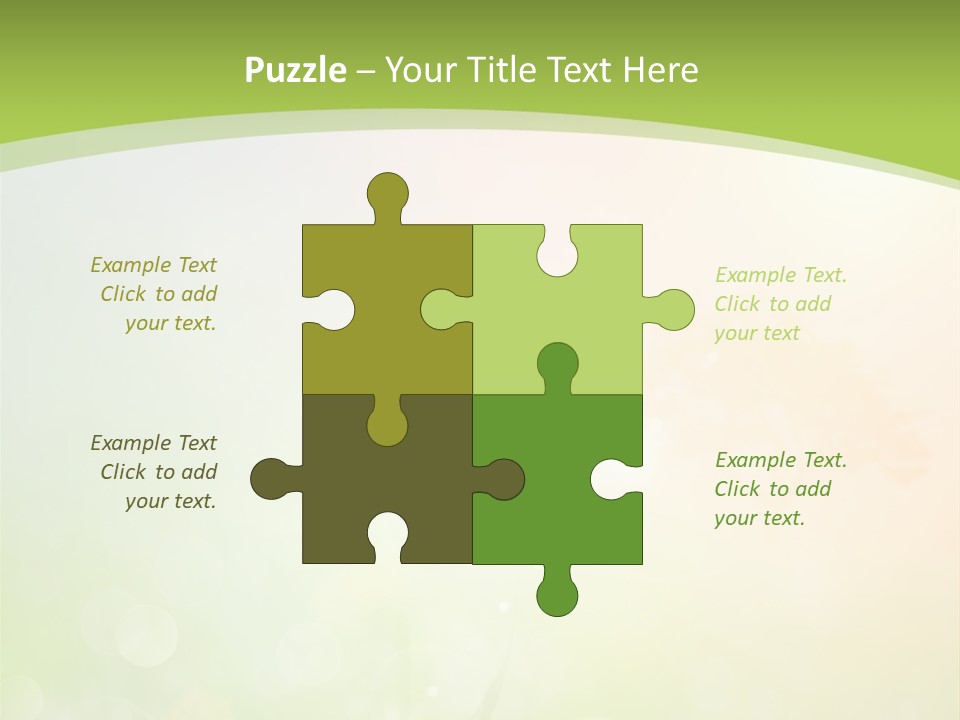 Effect Grass Lawn PowerPoint Template