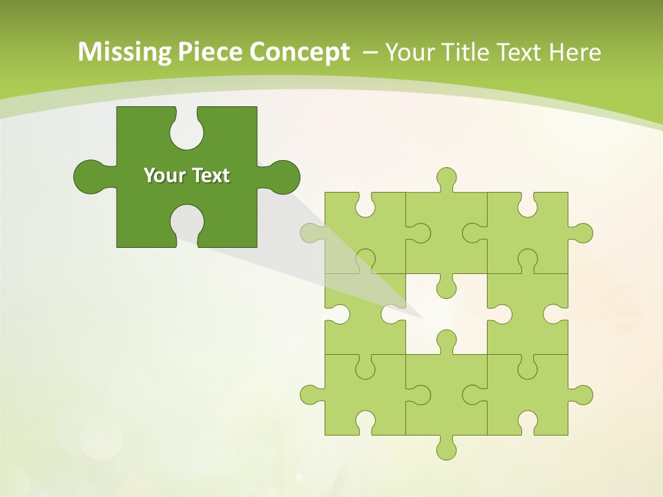 Effect Grass Lawn PowerPoint Template