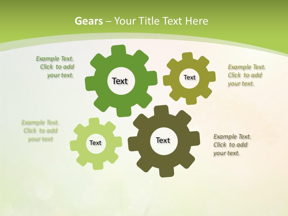 Effect Grass Lawn PowerPoint Template