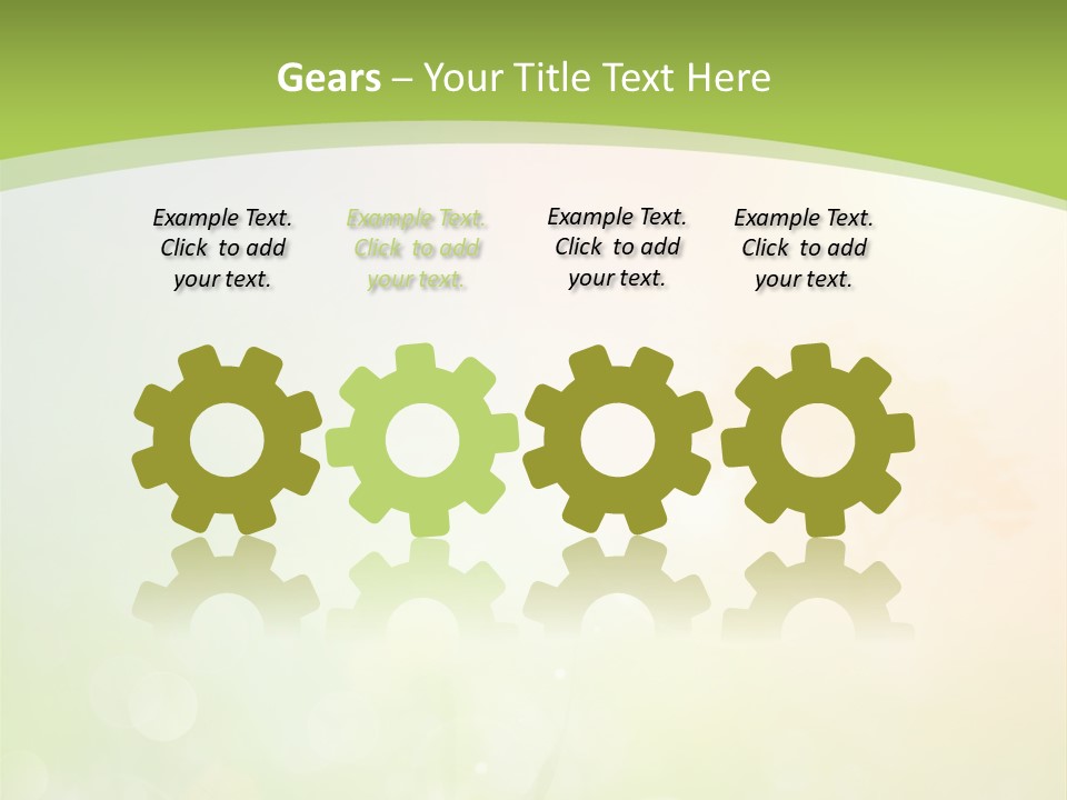 Effect Grass Lawn PowerPoint Template