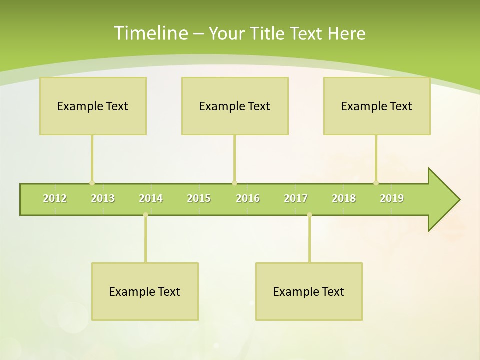 Effect Grass Lawn PowerPoint Template