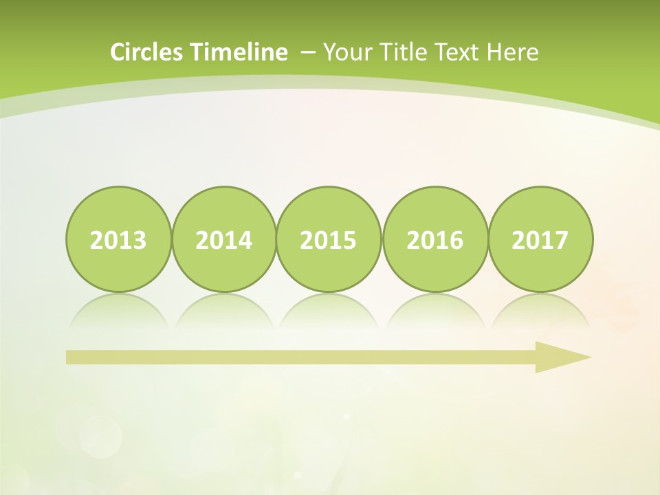 Effect Grass Lawn PowerPoint Template