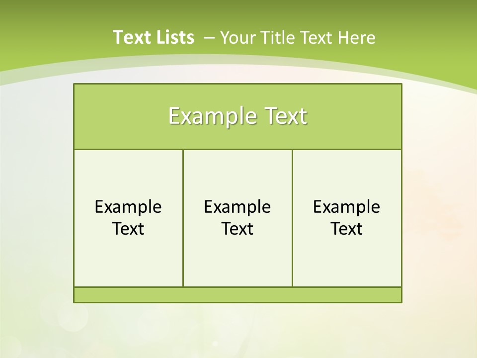 Effect Grass Lawn PowerPoint Template