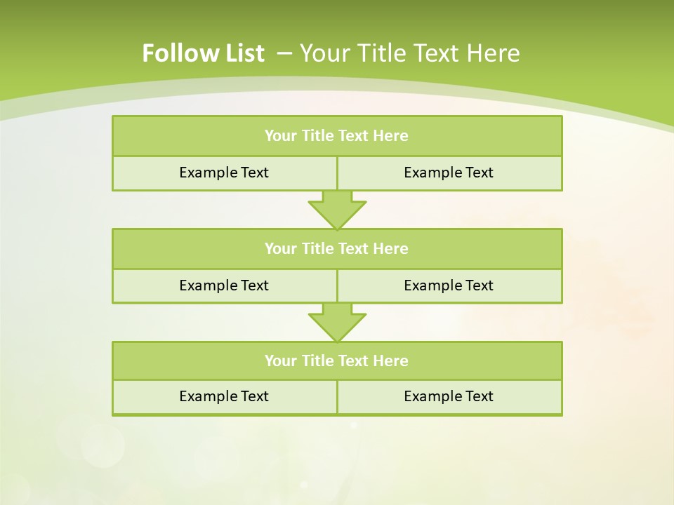 Effect Grass Lawn PowerPoint Template