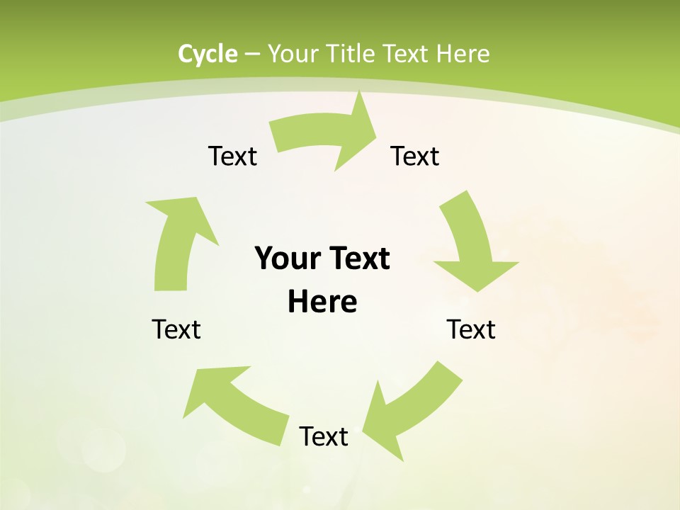 Effect Grass Lawn PowerPoint Template