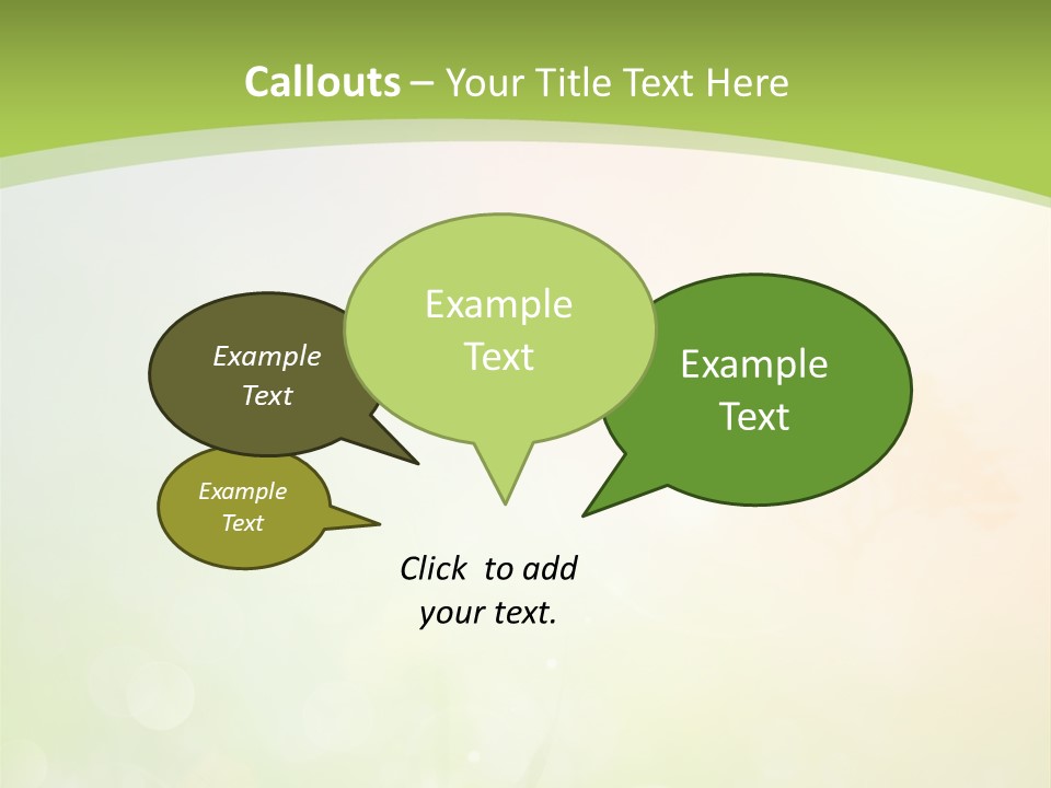 Effect Grass Lawn PowerPoint Template