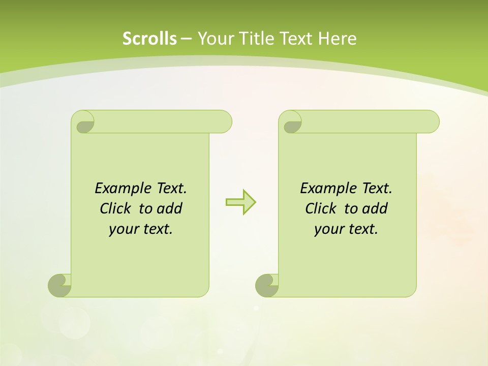 Effect Grass Lawn PowerPoint Template