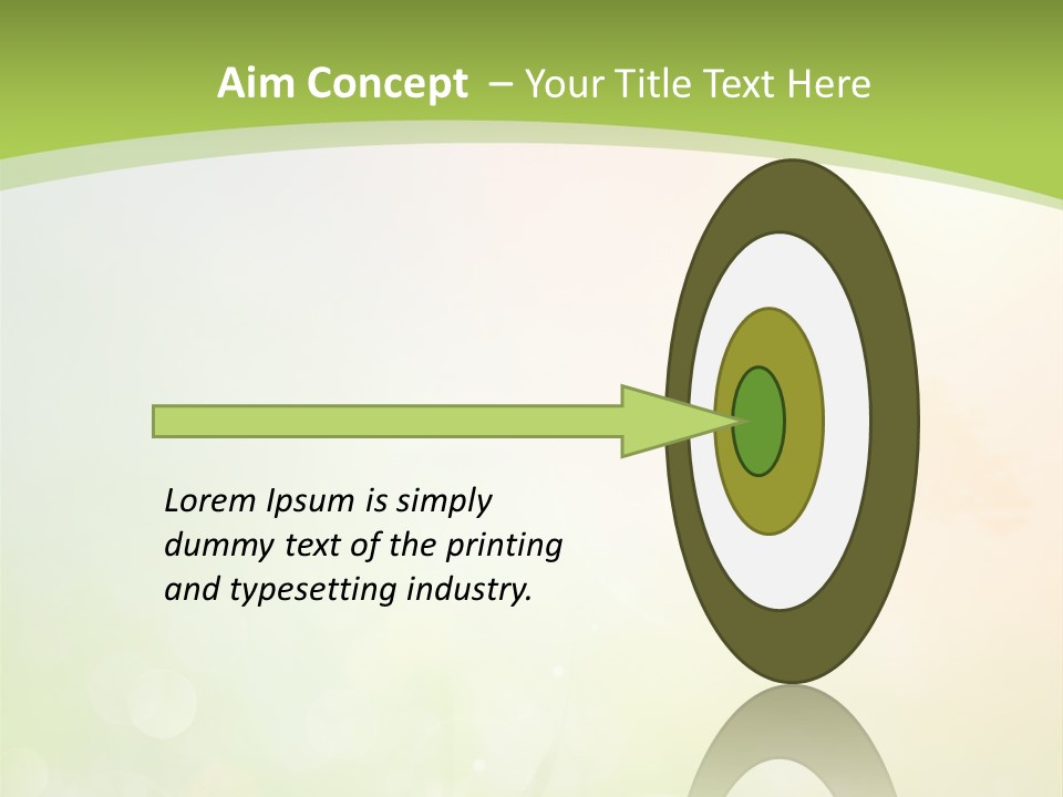 Effect Grass Lawn PowerPoint Template