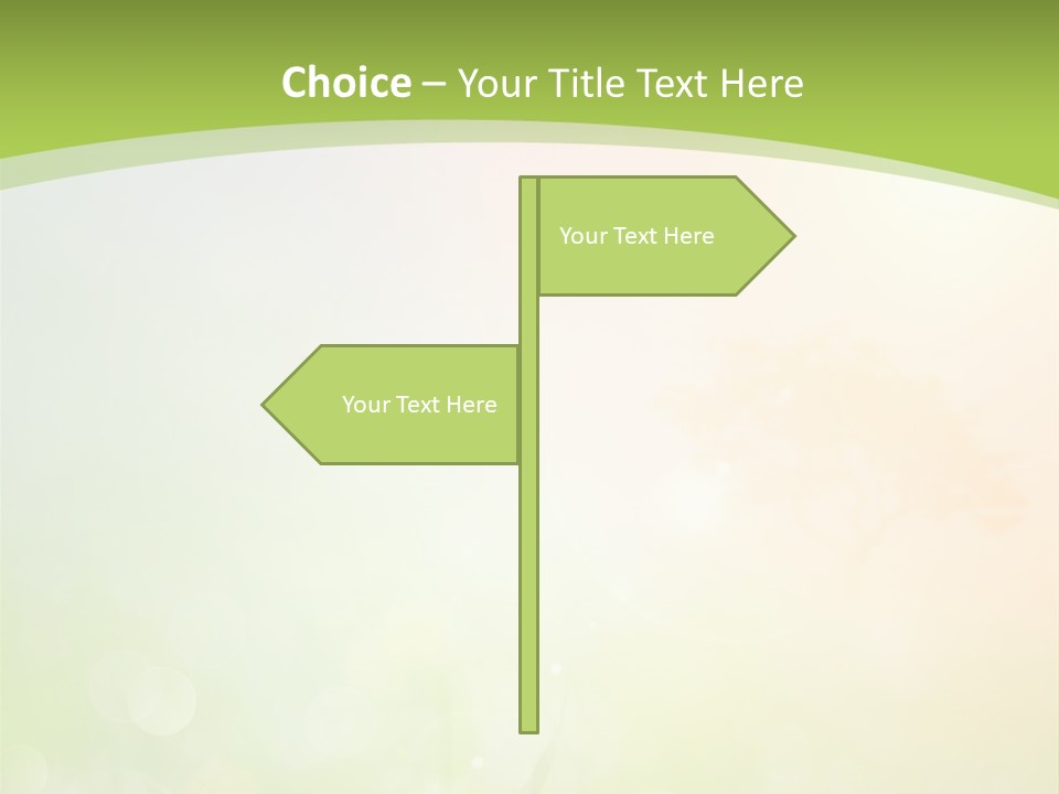 Effect Grass Lawn PowerPoint Template