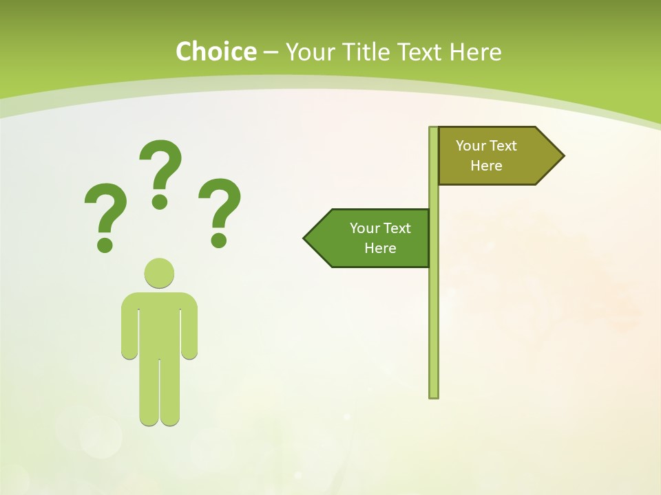 Effect Grass Lawn PowerPoint Template