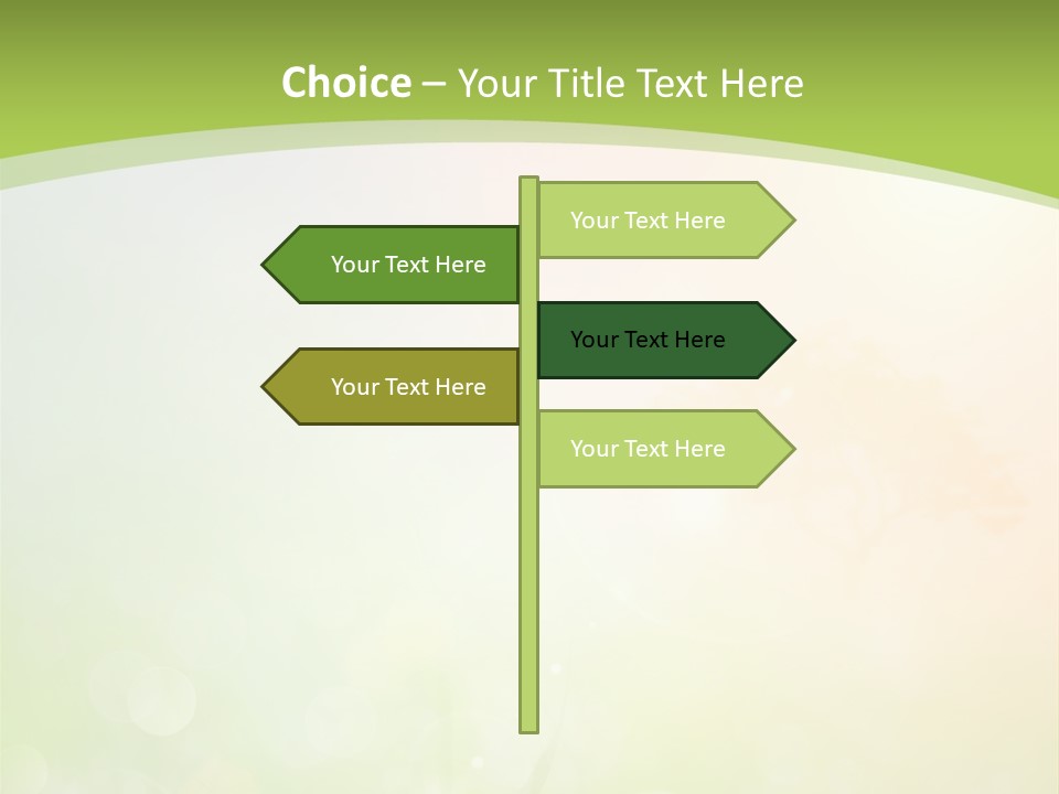Effect Grass Lawn PowerPoint Template
