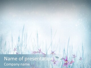 Beauty Field Art PowerPoint Template