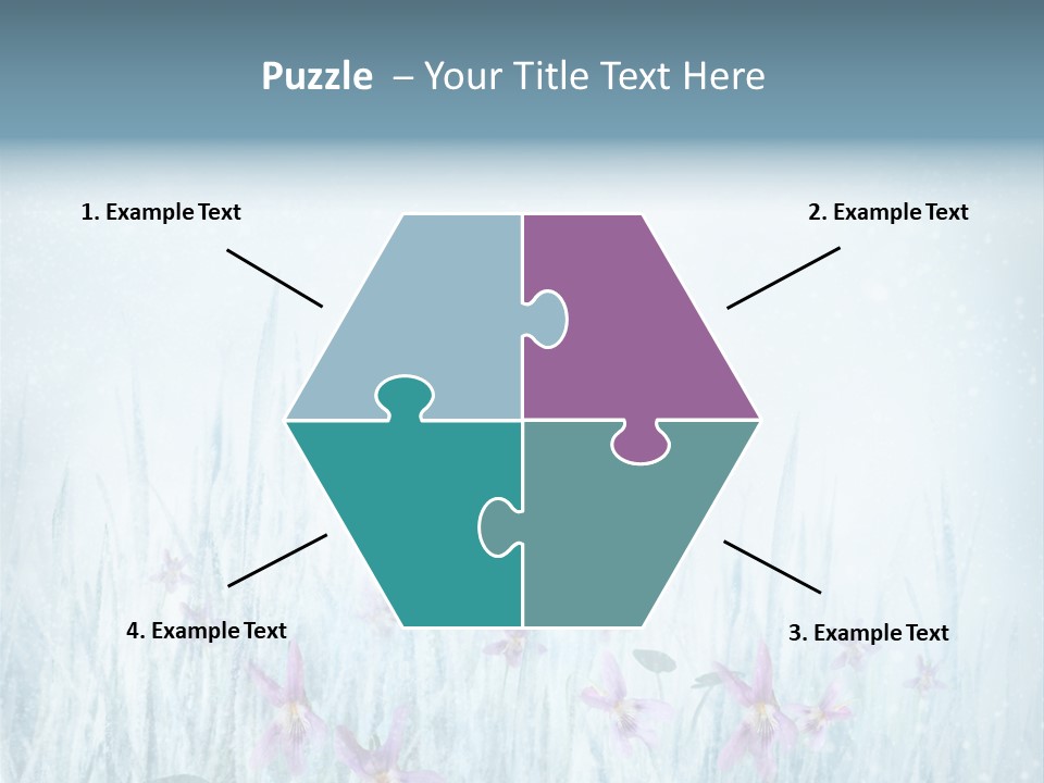 Beauty Field Art PowerPoint Template