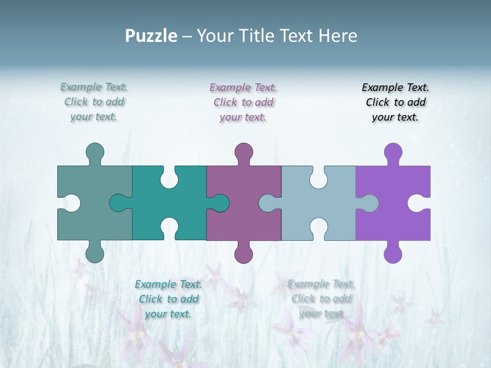 Beauty Field Art PowerPoint Template